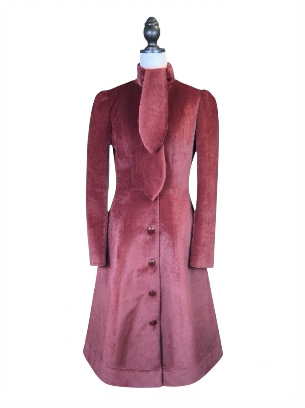 ModCloth x Collectif Retro Whimsigoth Goth Dark Academia Old Hollywood Coat S - Picture 2 of 8